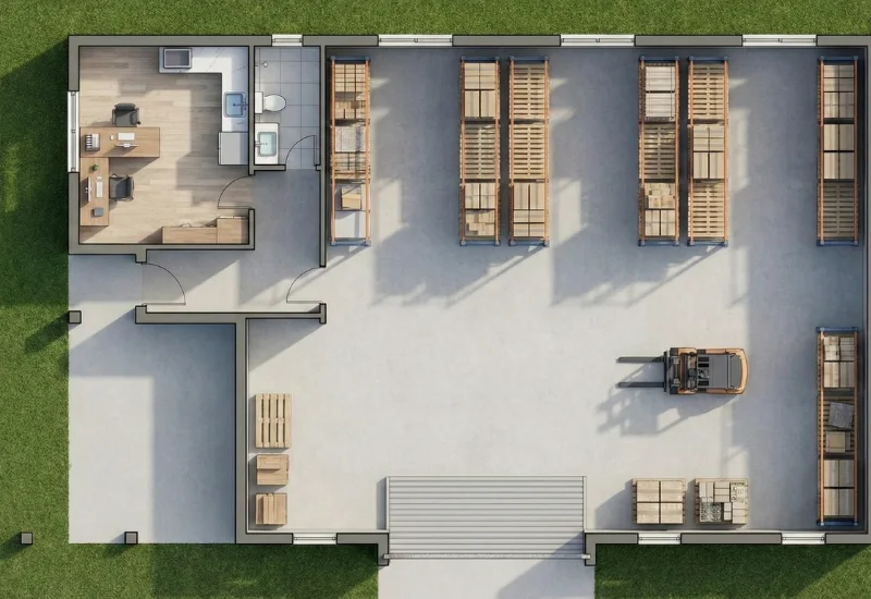 Planta Baixa - Layout de Galpão